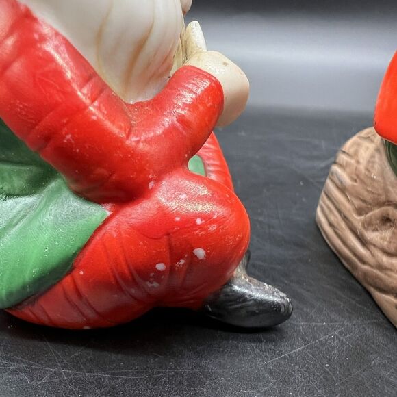 Vintage Homco Christmas Elves Figurines Santa’s Elf Toy Makers # 5205 Set of 3 - Picture 10 of 15